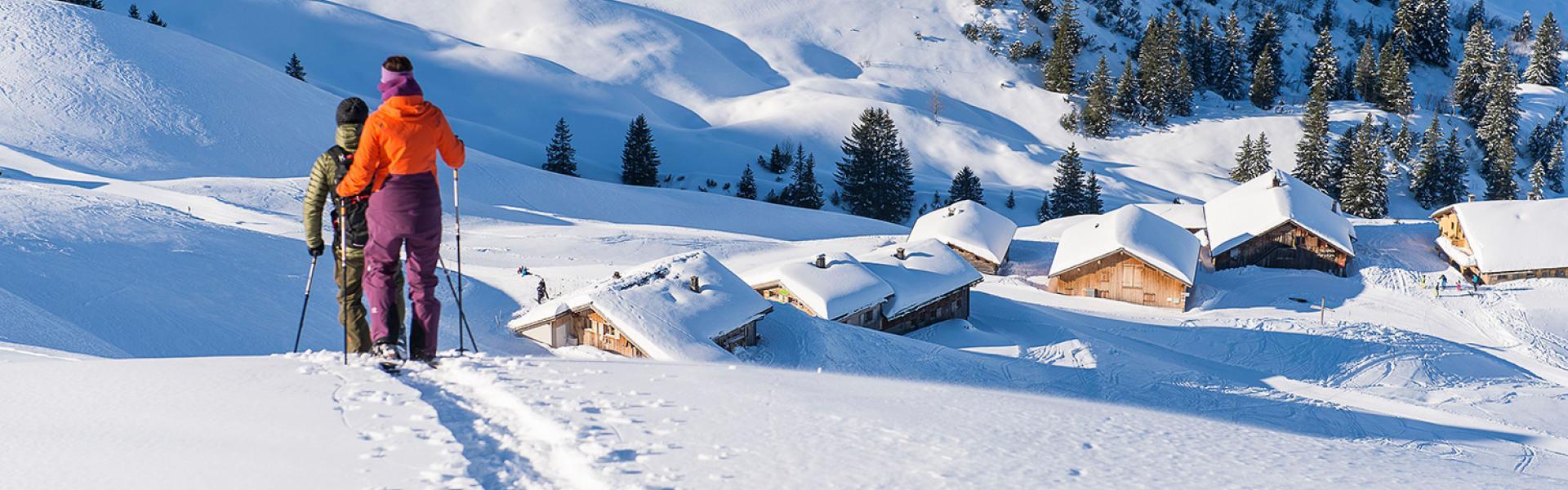 Schneeschuhwandern im Walsertal